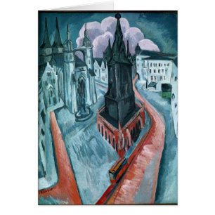 La tour rouge à Halle, 1915