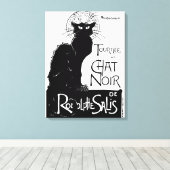 La tournée du Chat Noir Canvas Afdruk (Insitu (Houten vloer))