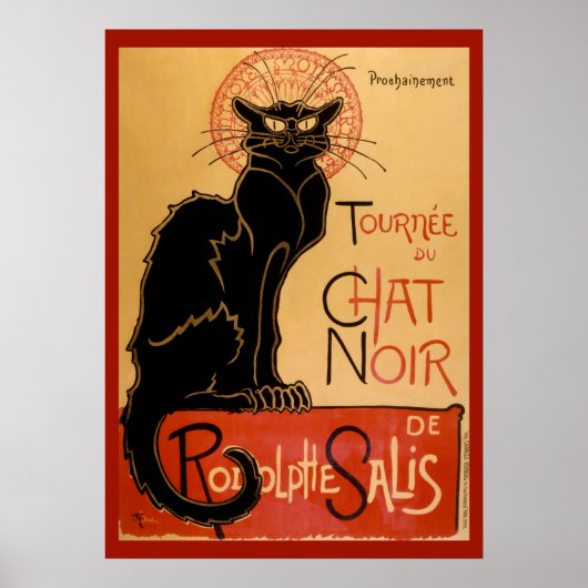 La tournée du Chat Noir Poster (Voorkant)