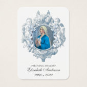 La traditionnelle prière funéraire catholique Cart (Devant)