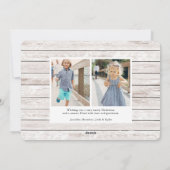 La tranquillité balnéaire | Carte de collage photo (Dos)