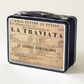 La Traviata World Premiere Poster (1853) (Achterkant)