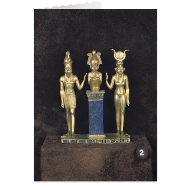 La Triade d'Osorkon II, règne d'Osorkon II (Devant)
