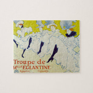 La Troupe de Mlle Eglantine door Toulouse Lautrec Legpuzzel