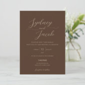 La Truffe : Invitation de Mariage (Debout devant)