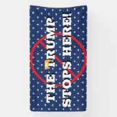 La Trump bloque la bannière (Verticale)