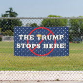 La Trump bloque la bannière (Insitu)