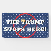 La Trump bloque la bannière (Horizontal)