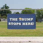 La Trump bloque la bannière (Insitu)