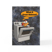 La Turquie Cachée Carte Thanksgiving