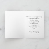 La Turquie et la carte de thanksgiving du football (Intérieur)