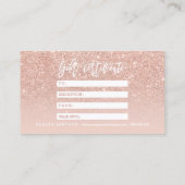 La typographie de certificat de maquillage (Dos)