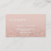 La typographie de rendez-vous de maquillage (Dos)