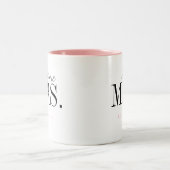 La typographie moderne Avenir personnalisé Mme Mug (Centre)