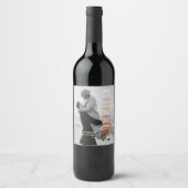 La Typographie Moderne Brille Avec Étiquette De Vi (Devant)