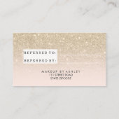 La typographie moderne de carte de référence (Dos)