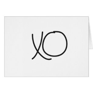 La typographie XO étreint et embrasse la