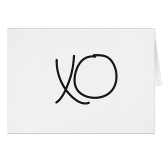La typographie XO étreint et embrasse la