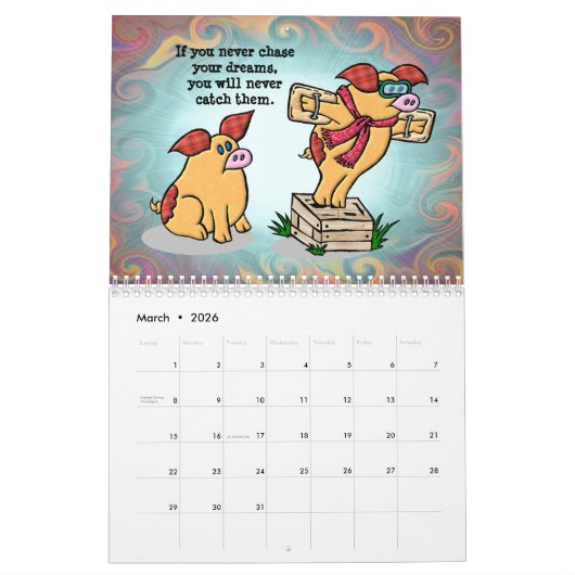 La vache 2017 à houx et le calendrier d'amis (Mar 2026)