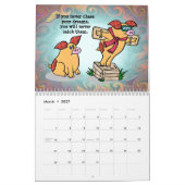 La vache 2017 à houx et le calendrier d'amis (Mar 2027)