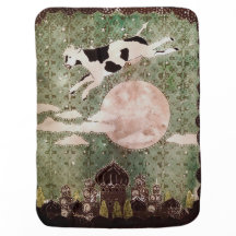 "La vache a sauté couverture de bébé par-dessus