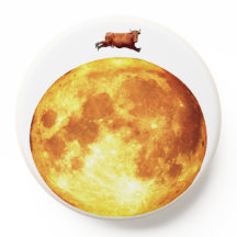 La vache a sauté sur la lune PopSocket