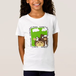 La vache indique des T-shirts et des cadeaux de