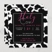 La vache sainte Je suis une invitation (Devant / Derrière)