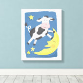 La vache sautait au-dessus de la lune Toile d'art (Insitu (Plancher de Bois))