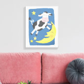 La vache sautait au-dessus de la lune Toile d'art (Insitu(Salon))
