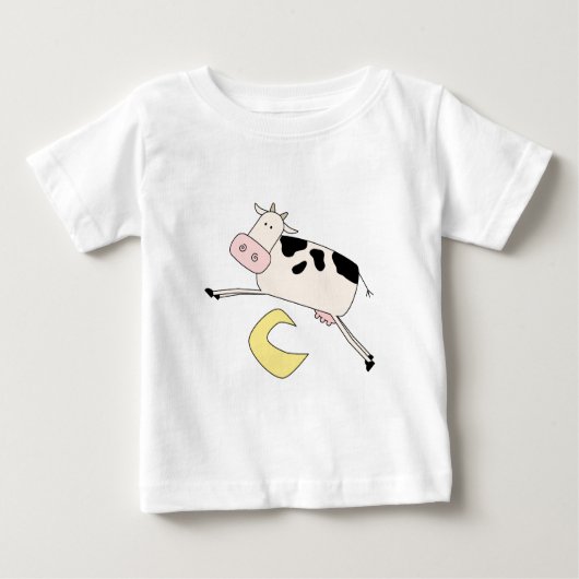 La vache saute par-dessus des T-shirts et des (Devant)