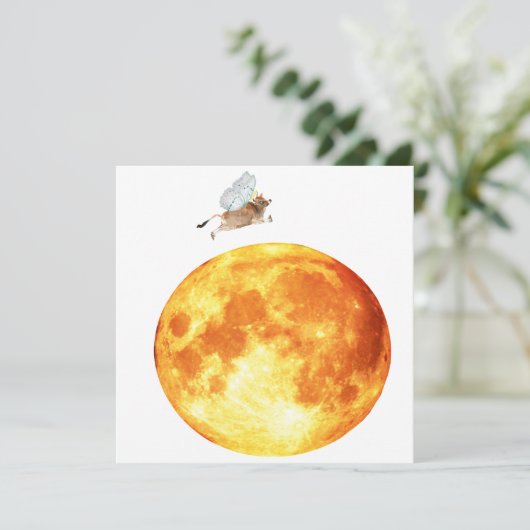 La Vache S'Est Écrasée Sur La Carte Lune (Debout devant)