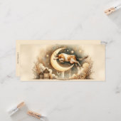 La vache s'est emparée de la carte de voeux plat L (Devant/Arrière en situation)