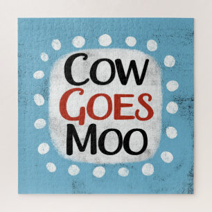 La vache va Moo Jigsaw Puzzle