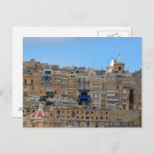 La Valette, Malte Carte postale Architecture Citys (Devant / Derrière)