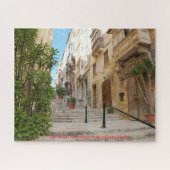 La Valette Traverse Malte. Jigsaw Puzzle (Horizontal)