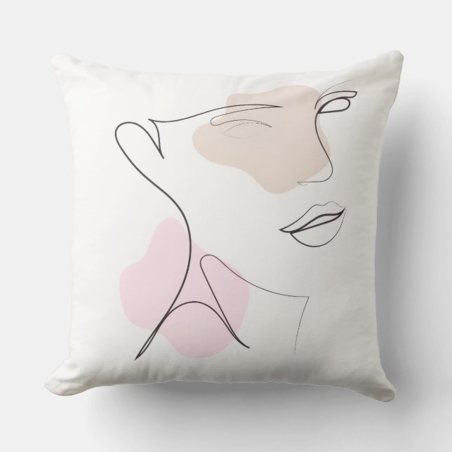 La Valeur d'une Femme – Coussin Décoratif (Recto)