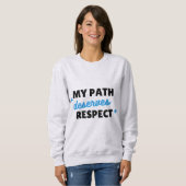 La Valeur d'une Femme – Sweatshirt (Devant entier)