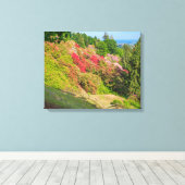 la vallée de rhodondendros sur toile imprimé (Insitu (Plancher de Bois))