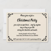 La veille de Noël de Carl Larsson, Invitation à un (Dos)