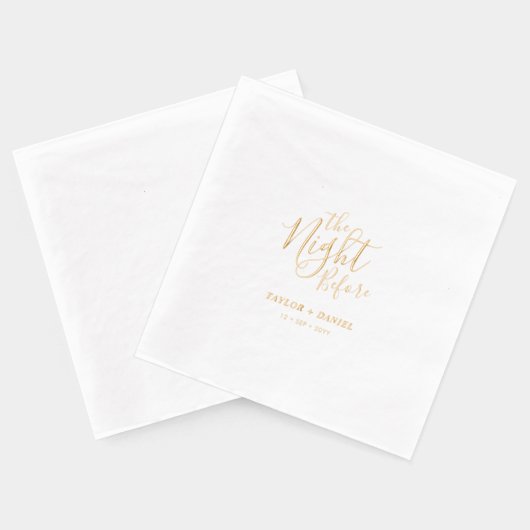 La veille | Dîner de répétition de mariage (Verso)