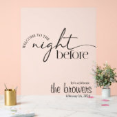 La veille, Dîner de répétition, Mariage (Mariage)