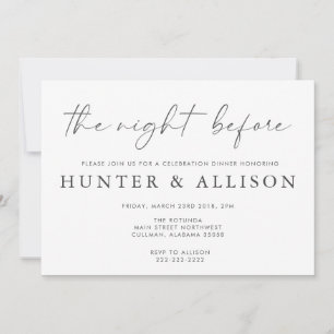 La veille Invitation