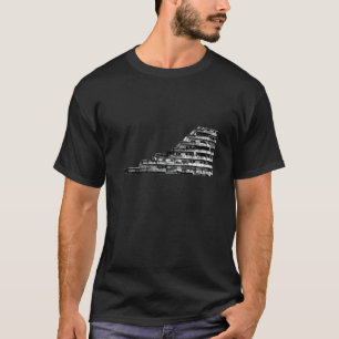 La Vele di Scampia Napoli Napels Italië T-shirt