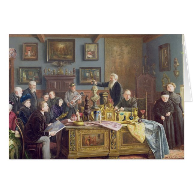 La vente aux enchères, 1910 (Devant horizontal)