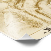 La Verdad Es Inmortal(Gold) Foto Afdruk (Hoek)