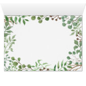 La verdure botanique | Feuille | MERCI MARIAGE (Intérieur Horizontal (Bas))