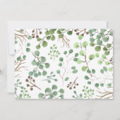 La verdure botanique | Feuille | MERCI MARIAGE (Dos)