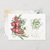 La verdure de Noël, le Merci aux baies rouges (Devant / Derrière)