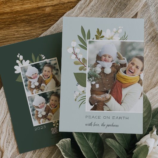 La verdure d'hiver | Carte photo de vacances